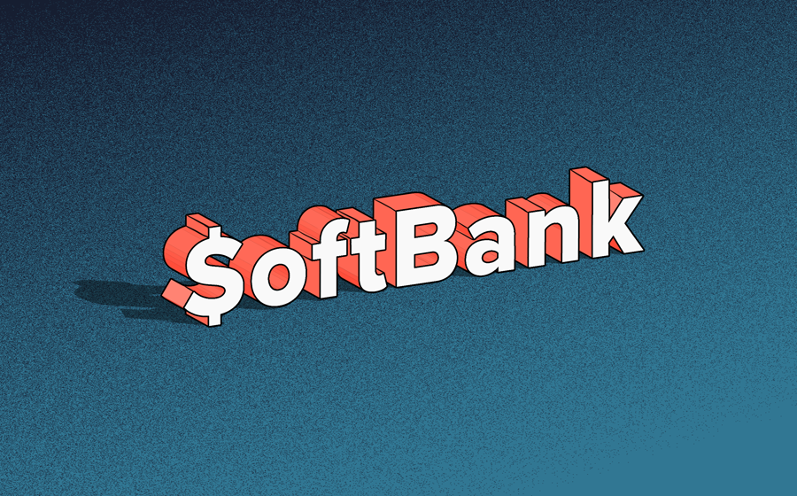 Illustration of SoftBank logo