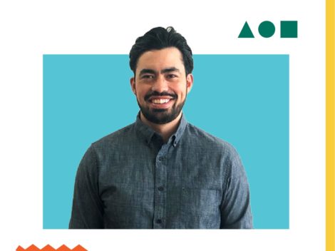 Photo of Alex Alvarado, Daybreak Health founder with Something Ventured logo.