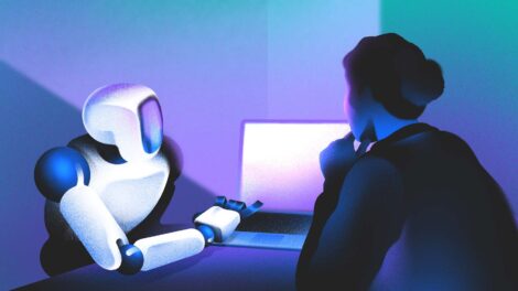 Illustration of AI/Human teamwork. [Dom Guzman]