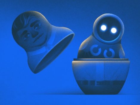 Illustration of robot nesting doll. [Dom Guzman]