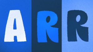 Illustration of letters ARR (Annual Recurring Revenue)
