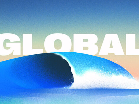 Illustration of a tidal wave - Global - Quarterly Reports [Dom Guzman]