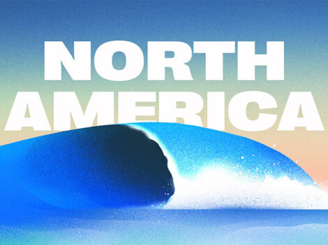 Illustration of a tidal wave -North America - Quarterly Reports