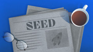 Illustration of a newspaper with Seed headline.