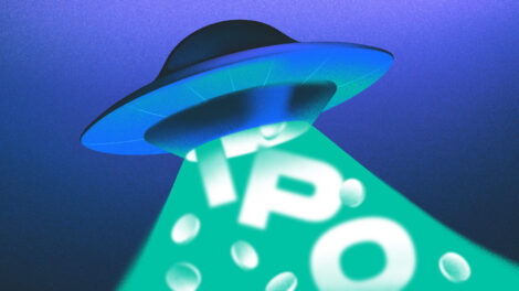 Image of a UFO capturing IPO. [Dom Guzman]