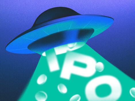 Image of a UFO capturing IPO. [Dom Guzman]