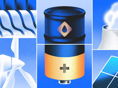 Image of various forms of energy generation. [Dom Guzman]