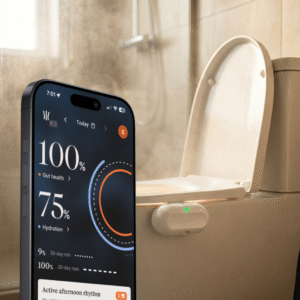 Throne makes an AI-powered toilet camera to track gut health and hydration. [courtesy photo]