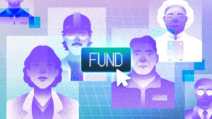 Illustration for nontech AI startup funding.
