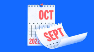 september to october calendar